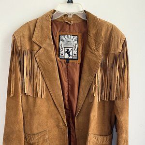 Winlit Country Western 100% Leather Cowboy Jacket/Blazer